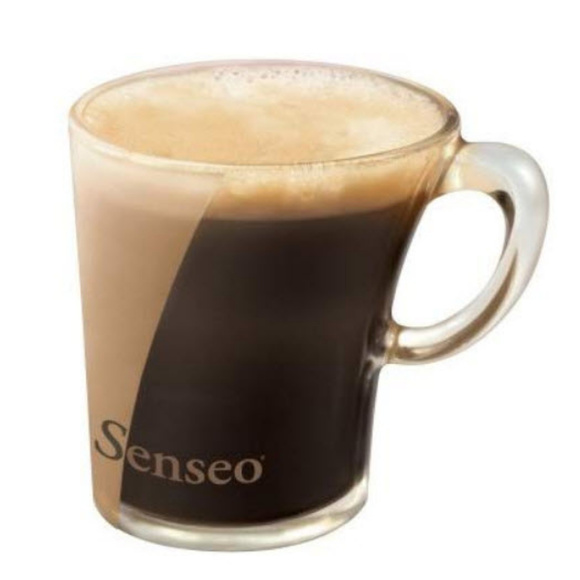 Set of 5 Senseo Frosted Glass Mugs Excellent Condition